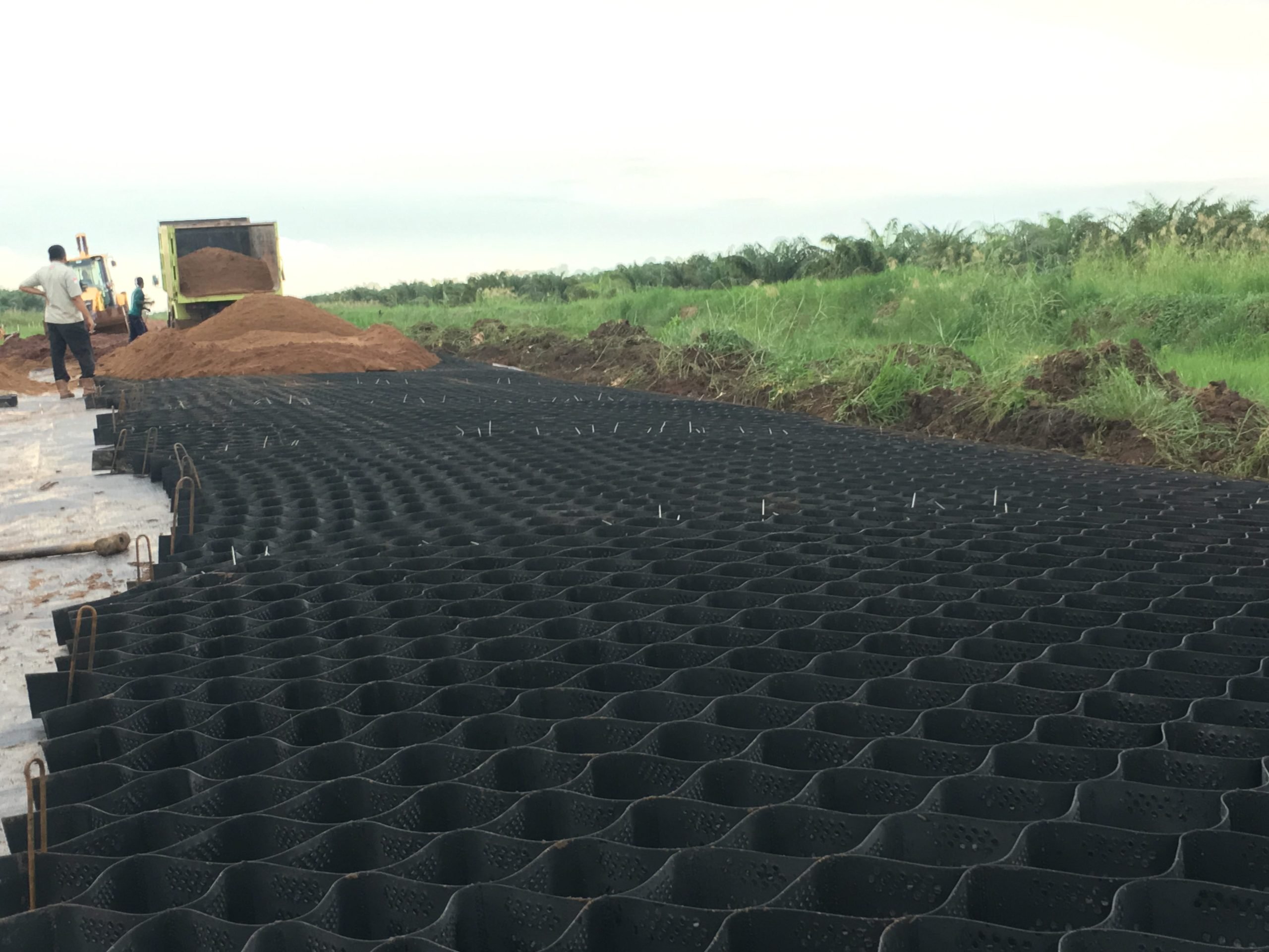 geocell-jalan geomembrane hdpe